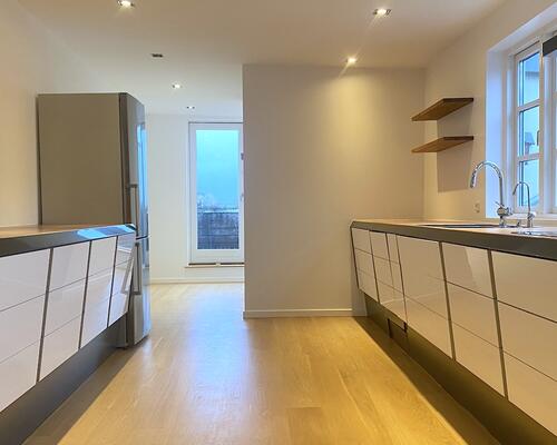 Penthouse ved Søerne, med to store terrasser