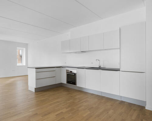 Lys og indbydende lejlighed med stor altan i Aalborg