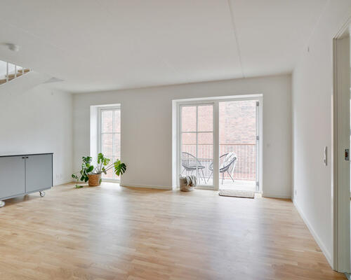 Moderne lejlighed i 2 plan på sublim placering i Odense C – 126 Kvm