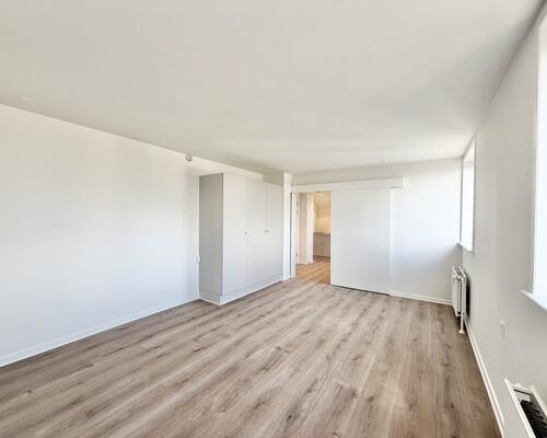 Moderne 1-værelses lejlighed med central beliggenhed