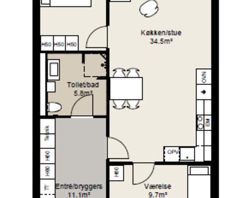 3 værelses hus i Silkeborg