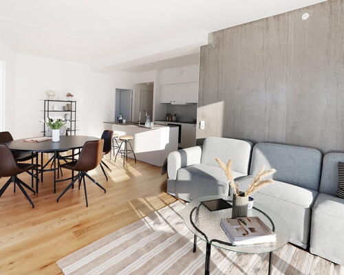 UN17 Spidsen - 4 vær. familiebolig eller delevenlig bolig med fantastisk udsigt til Kalvebod Fælled