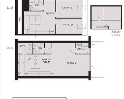 3 værelses hus i Allerød