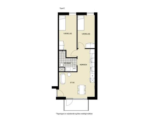 3 værelses lejlighed i Århus N