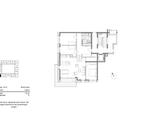 4 værelses lejlighed i København SV