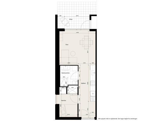 2 værelses lejlighed i Odense V