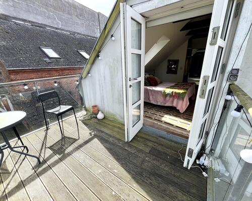 VANVITTIG charmerende lejlighed MIDT i Kolding med udsigt til Koldinghus
