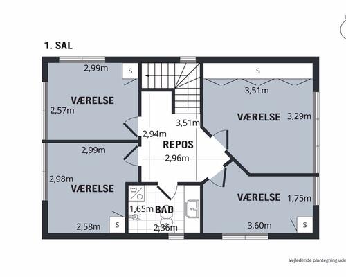 Familievenligt 5-værelses rækkehus på Marshalls Alle