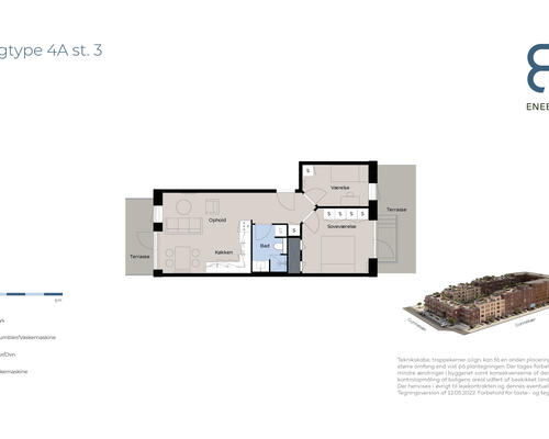 Skøn 3 værelses lejlighed til leje