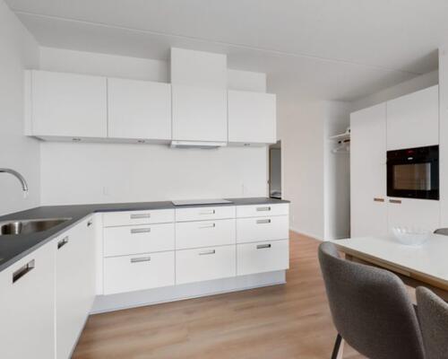 Flot nyopført 3-værelses lejlighed beliggende i Esbjerg med mulighed for at have husdyr.