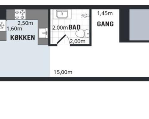 Flot lejlighed på Frederiksbjerg!