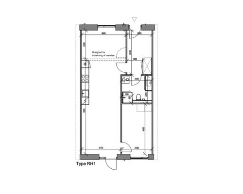 2 værelses hus i Kolding