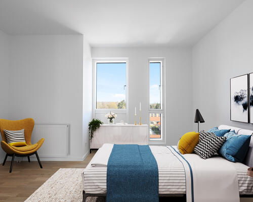 Stor 3-værelses med imponerende privat tagterrasse!