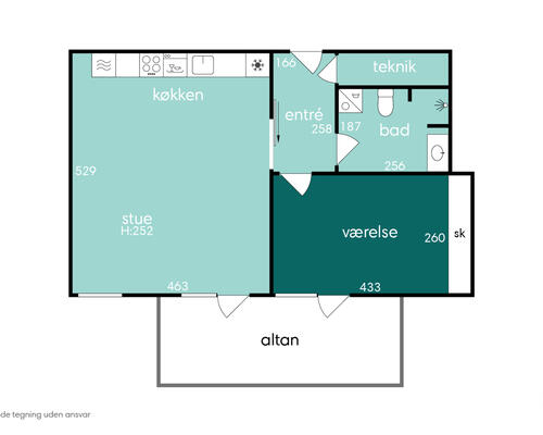 Attraktiv 2-værelses lejlighed med altan på populære Jægergårdsgade