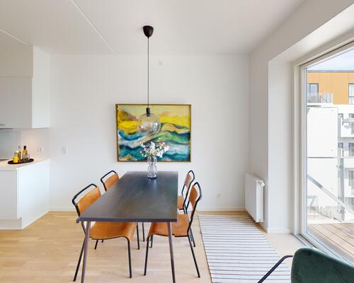 2-værelses med skøn terrasse