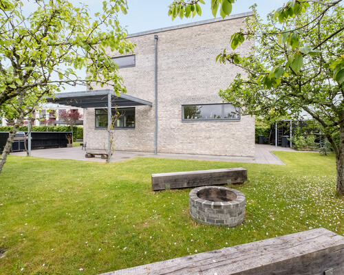 Moderne funkisvilla for familien, Ry