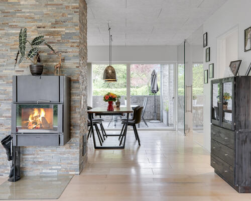 Moderne funkisvilla for familien, Ry