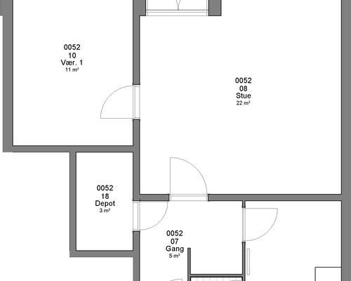 2 værelses lejlighed i Haderslev