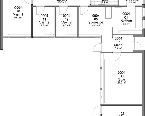 4 værelses hus i Haderslev