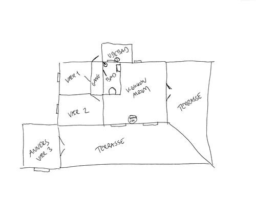 4 værelses lejlighed i Græsted