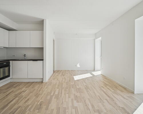 Egedal Stationsby - Moderne 2 vær. lejebolig med stor altan