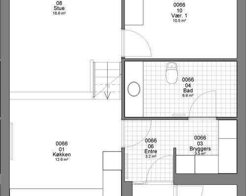 2 værelses hus i Haderslev
