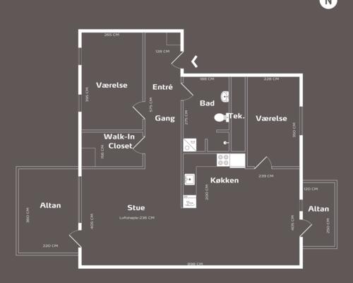 3 værelses lejlighed i Roskilde