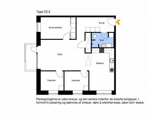 4 værelses lejlighed i Åbyhøj