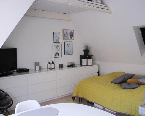 Charmerende 2-værelses lejlighed i to plan