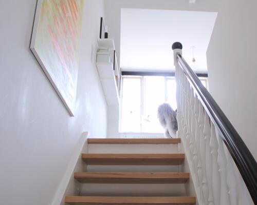 Charmerende 2-værelses lejlighed i to plan