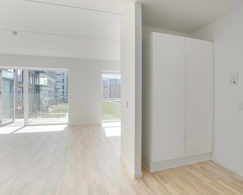 Egedal Stationsby - Hyggelig 3 vær. lejlighed med stor terrasse