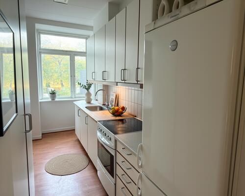 Indbydende lejlighed med altan i hjertet af Aalborg