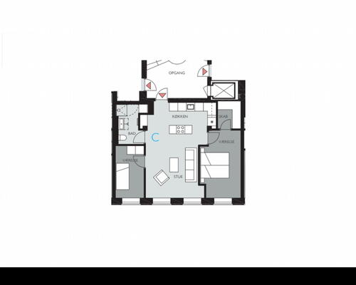 Bedste beliggenhed med køkkenalrum og walk-in!