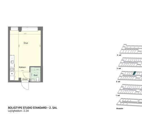 UNIKKE & RÅ STUDIOS PÅ AMAGERBRO MED FITNESS, TAGTERRASSE OG MEGET MERE!