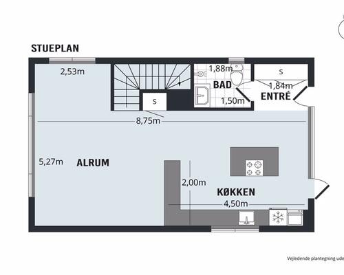 Familievenligt 5-værelses rækkehus på Marshalls Alle