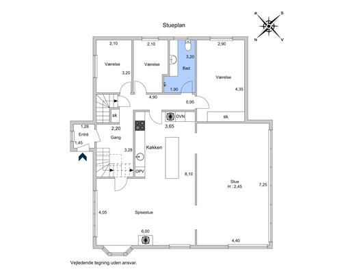 5 værelses hus i Gentofte