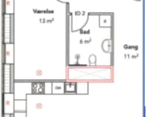 3 værelses lejlighed i Viborg