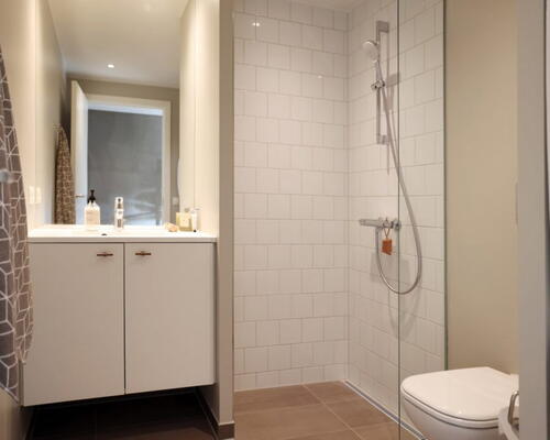 1 vær. bolig i UN17 Lunden - et bofællesskab for dig over 40 år - 1. række til grønne omgivelser - Unik udsigt