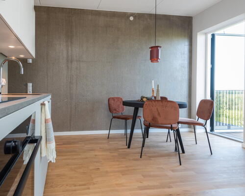 1 vær. bolig i UN17 Lunden - et bofællesskab for dig over 40 år - 1. række til grønne omgivelser - Unik udsigt