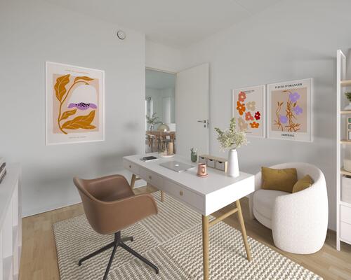 Skøn 3-værelses med stor altan og cykelafstand til Aarhus C