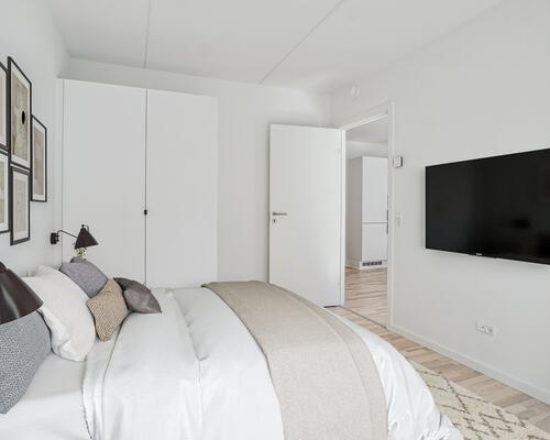 Egedal Stationsby - Moderne 2 vær. lejebolig med stor altan