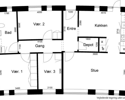 4 værelses lejlighed i Billund
