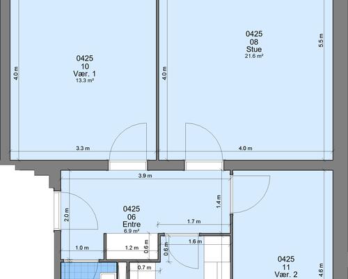 3 værelses lejlighed i Randers SV