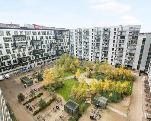 Charmerende 2-værelses lejlighed i Ørestaden med altan