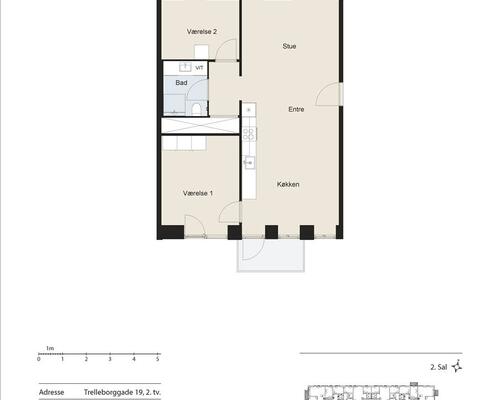 3 værelses lejlighed i Taastrup