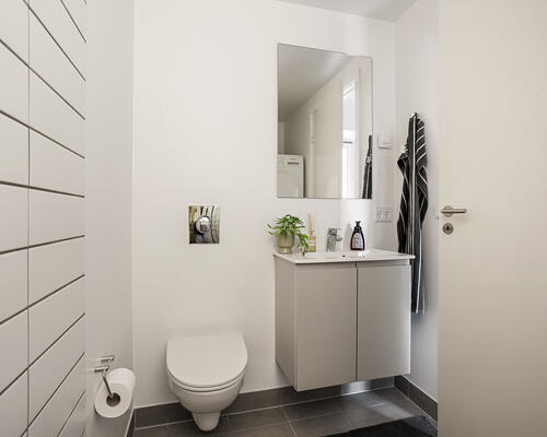 Velindrettet 1-værelses med åbent alrum og attraktive fællesfaciliteter i SideBySide