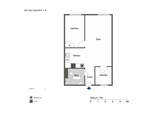 3 værelses lejlighed i Odense C