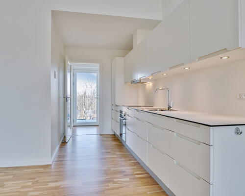 Bygården - Modern lejlighed i lækre materialer med plads til familien