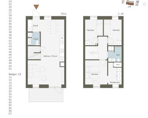 4 værelses hus i Smørum