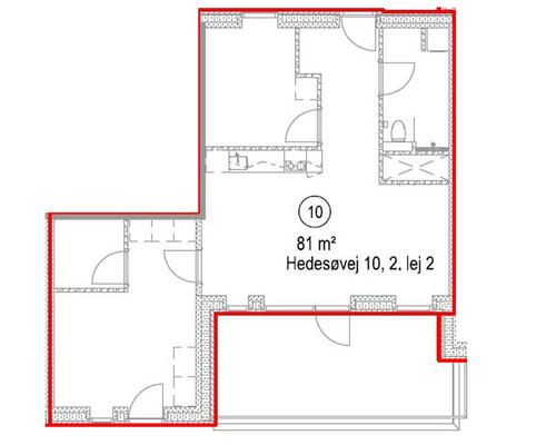 3 værelses lejlighed i Hedehusene
